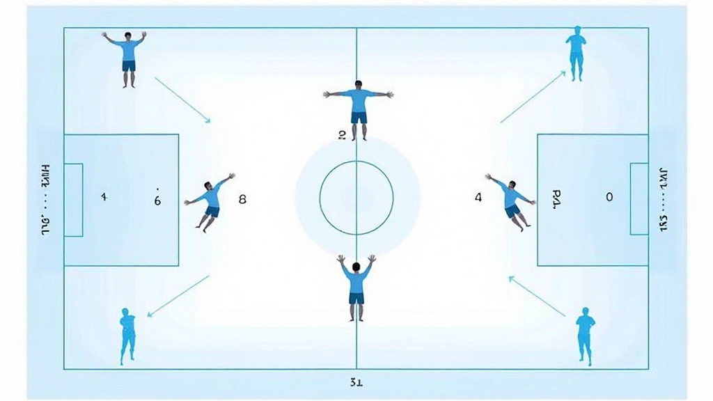 رسم تخطيطي يوضح مواقع اللاعبين في تشكيل 5-1 على ملعب الكرة الطائرة مع أسهم تشير إلى اتجاهات الحركة